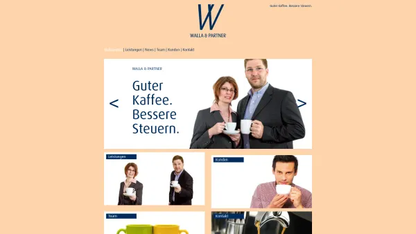 Website Screenshot: Walla Getränkesysteme GmbH - Wallosophie - Walla & Partner - Date: 2023-06-14 10:46:09
