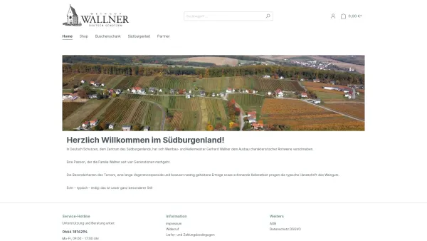 Website Screenshot: wallnerwe.. südburgenland - Home - Date: 2023-06-26 10:24:31