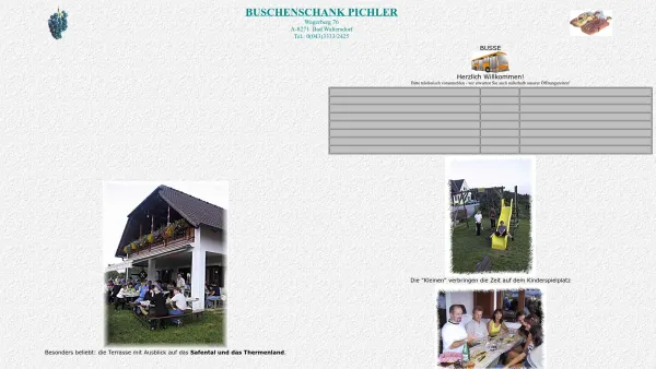 Website Screenshot: Buschenschank Neue Seite 2 - Neue Seite 2 - Date: 2023-06-26 10:24:31