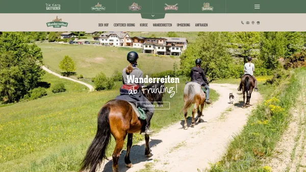 Website Screenshot: Wanderreithof Kern - Centered Riding Kurse am Reithof Kern! Open Clincis, Updates - Date: 2023-06-26 10:24:34