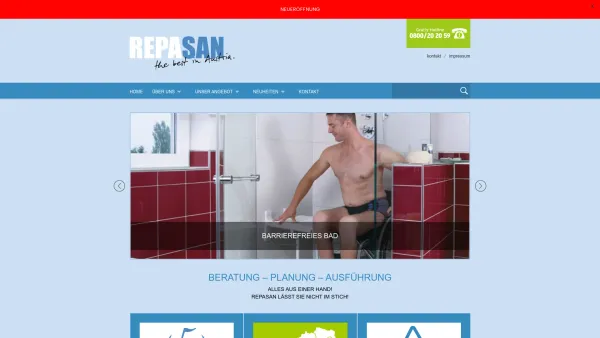 Website Screenshot: Wanne auf Wanne Repabad by Repasan - Experte für Bad, Bäder und Dusche | REPASAN - Date: 2023-06-26 10:24:34