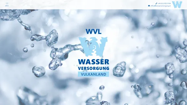 Website Screenshot: Wasserversorgung Grenzland Südost - WVL - Wasserverband Wasserversorgung Vulkanland - Date: 2023-06-26 10:24:34