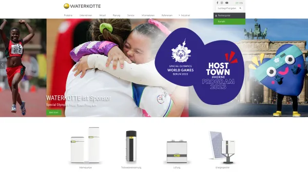 Website Screenshot: Josef WATERKOTTE Wärmepumpen GmbH - Wärmepumpen von Waterkotte - Date: 2023-06-26 10:24:34