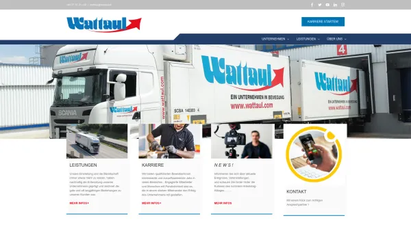 Website Screenshot: Wattaul GmbH - Home - Wattaul - Date: 2023-06-26 10:24:37