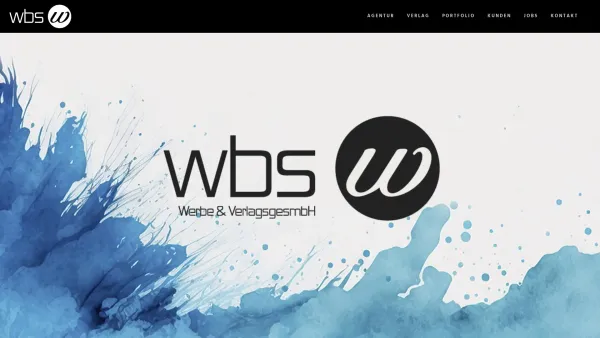 Website Screenshot: WBS Werbe & VerlagsgesmbH - Home - WBS Werbe & VerlagsgesmbH - Date: 2023-06-14 10:46:11