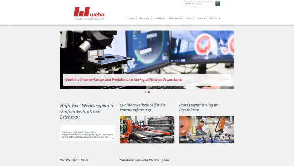 Website Screenshot: weba Werkzeugbau Betriebs GmbH - Weba: WEBA Werkzeugbau - Date: 2023-06-14 10:46:11
