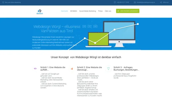 Website Screenshot: eBusiness VanPalstein Webdesign Wörgl - Webdesign Wörgl - eBusiness VanPalstein aus Tirol - Date: 2023-06-26 10:24:37