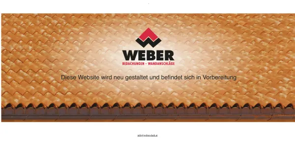 Website Screenshot: Helmut Otto Weber Bedachungen Wandanschläge - Weber Dach - Bedachungen - Wandanschläge - Date: 2023-06-15 16:02:34