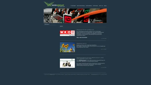 Website Screenshot: webgroup.at Internetservices - webgroup - News - Date: 2023-06-26 10:24:40