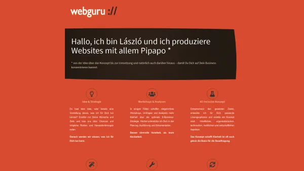 Website Screenshot: webguru - webproductions & designsolutions - webguru - webproductions - Date: 2023-06-26 10:24:40