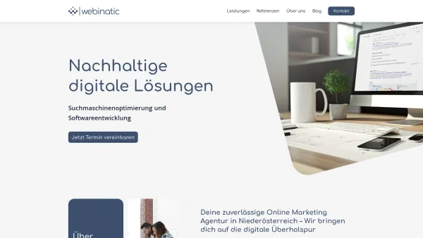 Website Screenshot: Webinatic Karlheinz Müller-Guttenbrunn - Online Marketing Agentur aus Niederösterreich (Amstetten) - Date: 2023-06-26 10:26:51