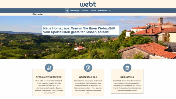 Website Screenshot: WEBT Web Entwicklung Bernhard Todt - WEBT - Web Entwicklung Bernhard Todt: Ihr Webauftritt, vom Spezialisten entworfen und umgesetzt. - Date: 2023-06-26 10:24:40