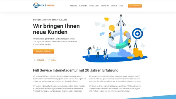 Website Screenshot: Böck & Partner KG - Internetagentur Böck & Partner in Stockerau bei Wien - Date: 2023-06-15 16:02:34