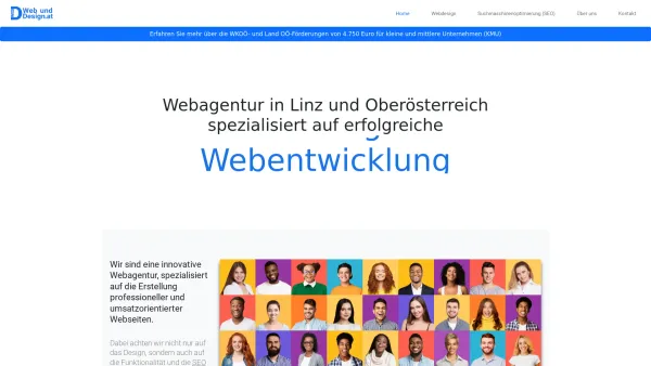 Website Screenshot: Web und Design - Web und Design - Webagentur | Webdesign | Suchmaschinenoptimierung | Linz | Öberosterreich - Date: 2023-06-26 10:26:51