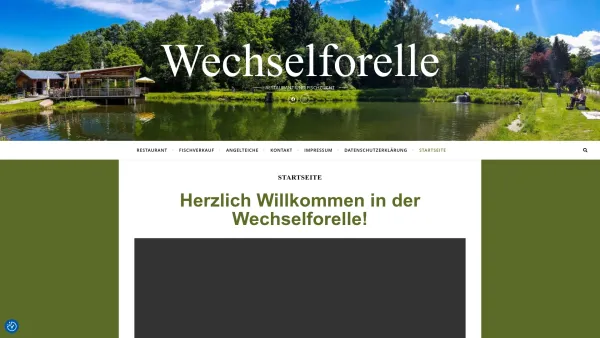 Website Screenshot: Christoph Wechselforelle Restaurant und Fischteich - Wechselforelle – RESTAURANT UND FISCHZUCHT - Date: 2023-06-26 10:24:40