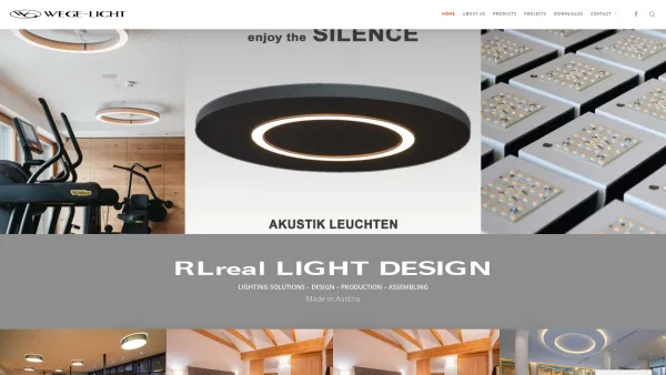 Website Screenshot: WEGE LICHT, Ing. Gerhard Wobovnik - WEGE-LICHT | Lightdesign & Distribution » Home - Date: 2023-06-15 16:02:34