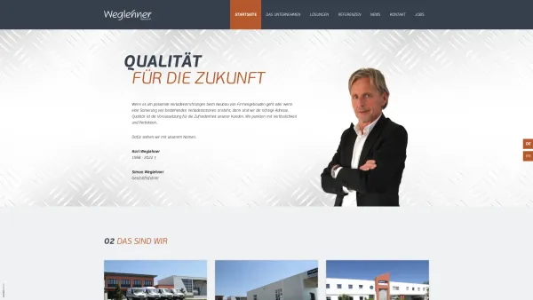 Website Screenshot: Weglehner Ges.m.b.H - Weglehner Verladetechnik - Qualität für die Zukunft - Date: 2023-06-26 10:24:40