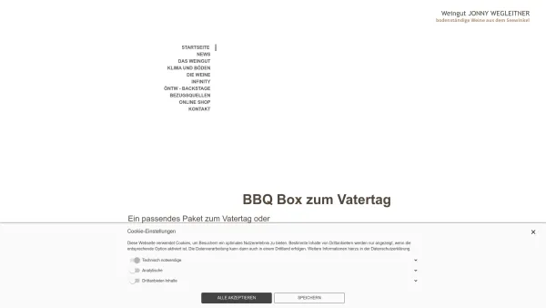 Website Screenshot: Weingut Wegleitner Weingut - Startseite - Date: 2023-06-14 10:46:11