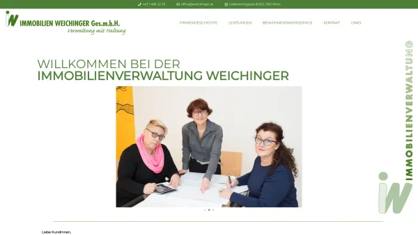 Website Screenshot: Immobilien Weichinger Ges.m.b.H. - Immobilien Weichinger - Date: 2023-06-26 10:24:43
