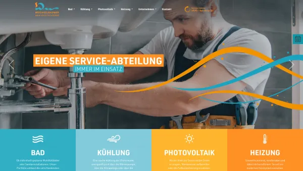 Website Screenshot: Weichselbaumer GmbH - Weichselbaumer - Dein Haustechniker - Date: 2023-06-26 10:24:43