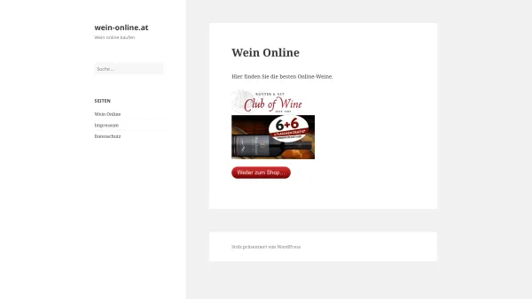 Website Screenshot: Alpe-Adria Weinhandlung GmbH - wein-online.at - Date: 2023-06-14 10:36:53