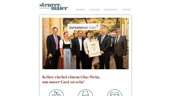Website Screenshot: Weinbau Maier - Weinbau Steurer-Maier - Date: 2023-06-26 10:24:43