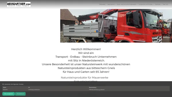 Website Screenshot: Index Gerhard Weingartner, - Weingartner GmbH - Startseite - Date: 2023-06-26 10:24:43