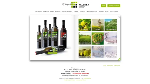 Website Screenshot: www.weingut-fellner.at - Weingut Fellner - Date: 2023-06-14 10:46:11