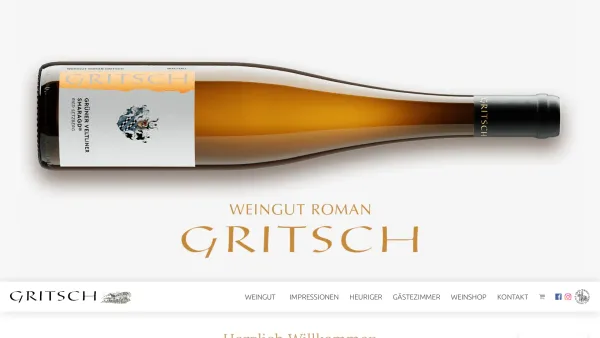 Website Screenshot: Weingut Rupert Erika Gritsch Spitz - Weingut Gritsch Roman | Wachau | Spitz an der Donau - Date: 2023-06-26 10:24:46