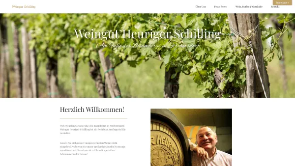 Website Screenshot: Weingut-Heuriger Schilling Herbert schilling_weingut_heuriger - Weingut Schilling – Weingut Schilling - Date: 2023-06-26 10:24:46