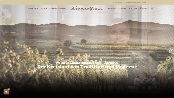 Website Screenshot: Edeltraud Weingut Alois Zimmermann Winery Alois Zimmermann - Weingut Zimmermann - Kremstaler Weine online kaufen - Date: 2023-06-26 10:24:46