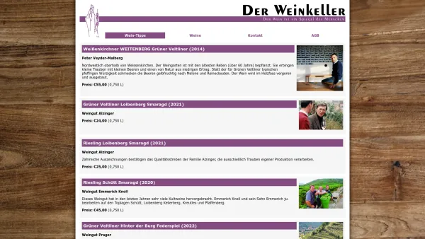 Website Screenshot: Vinothek Der Der Weinkeller-Online - Der Weinkeller - Date: 2023-06-14 10:46:14