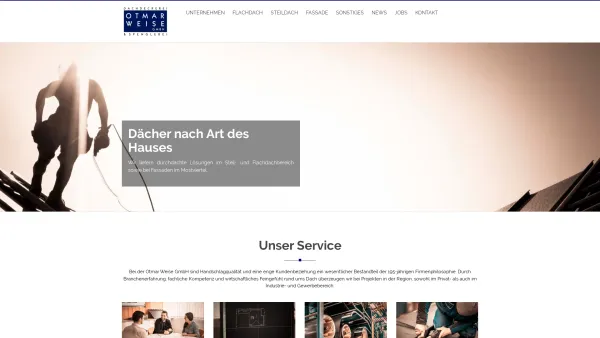 Website Screenshot: Otmar Weise KeTitel - Otmar Weise GmbH Dachdeckerei & Spenglerei - Date: 2023-06-14 10:46:14