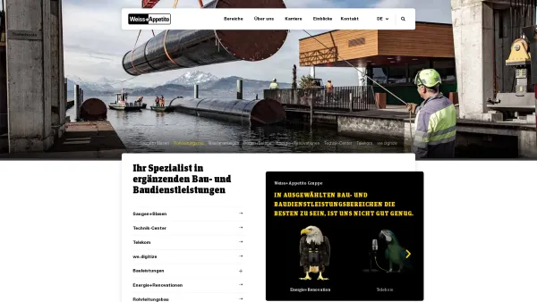 Website Screenshot: Weriss + Appetito Spezaildienste GmbH - Weiss+Appetito Gruppe - Weiss+Appetito - Date: 2023-06-14 10:46:14