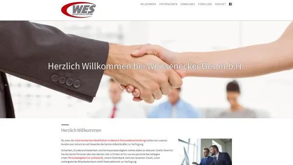 Website Screenshot: Weissenecker Ges.m.b.H. - Weissenecker - Date: 2023-06-14 10:46:14