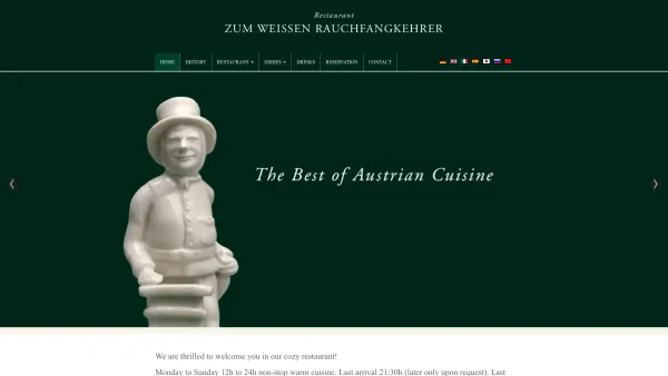 Website Screenshot: Zum Weissen Rauchfangkehrer - HOME - Date: 2023-06-26 10:24:49