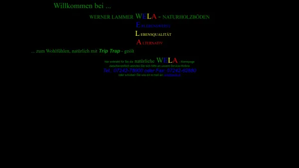 Website Screenshot: Werner WELA Indexbild - WELA Indexbild - Date: 2023-06-26 10:24:51
