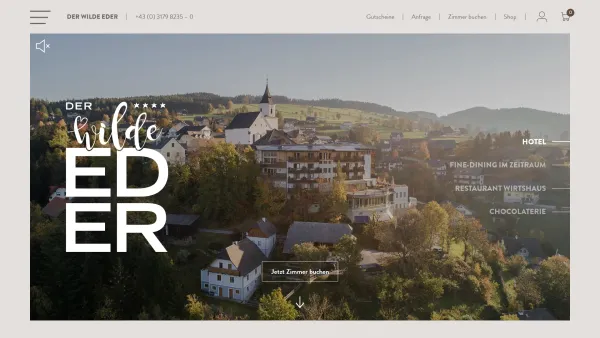 Website Screenshot: Eder Wohlfühl Hotel - Der WILDe EDER in St. Kathrein - Das 4-Sterne Hotel im Almenland - Date: 2023-06-14 10:46:14