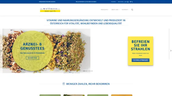 Website Screenshot: the wellness company heilmittelvertriebs-gmbh. - the wellness co. | Vitamine & Nahrungsergänzung | Ihre österreichische Gesundheitsmarke - Date: 2023-06-26 10:24:51