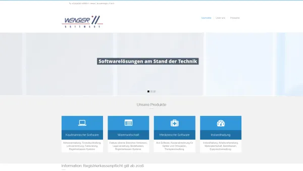 Website Screenshot: WENGER SOFTWARE - Wenger-Software | - Date: 2023-06-14 10:46:14