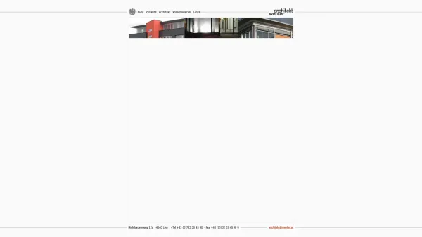 Website Screenshot: architekt.wenterziviltechniker planung bauberatung baukoordination - architekt.wenter - Date: 2023-06-26 10:24:52