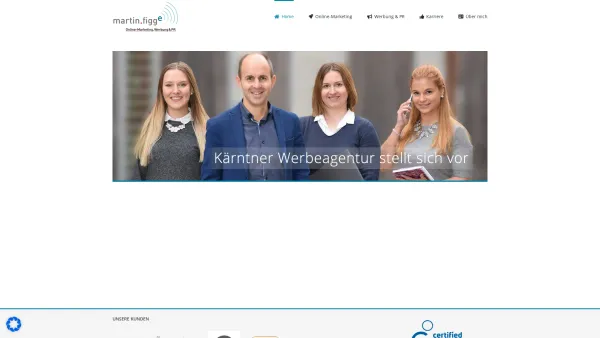 Website Screenshot: Werbeagentur Mag. Martin Figge Online-Marketing und PR! - Werbeagentur Klagenfurt – Kärnten – Mag. Martin Figge - Date: 2023-06-26 10:24:54