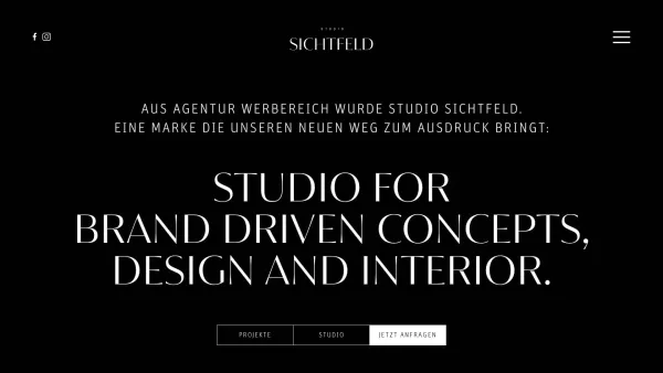 Website Screenshot: agentur werbereich GmbH - STUDIO SICHTFELD - Studio Sichtfeld - Date: 2023-06-26 10:24:54
