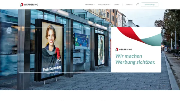 Website Screenshot: Werbering - Werbering - Außenwerbung in Oberösterreich - Date: 2023-06-26 10:24:54