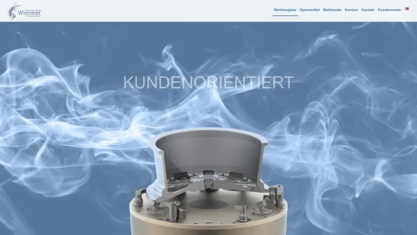 Website Screenshot: Werkzeugbau Wimmer Effizienz mit Präzision - Wimmer Werkzeugbau GmbH - Date: 2023-06-26 10:24:54
