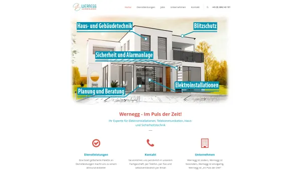 Website Screenshot: Elektro Wernegg - Home - Wernegg Home - Date: 2023-06-26 10:24:55