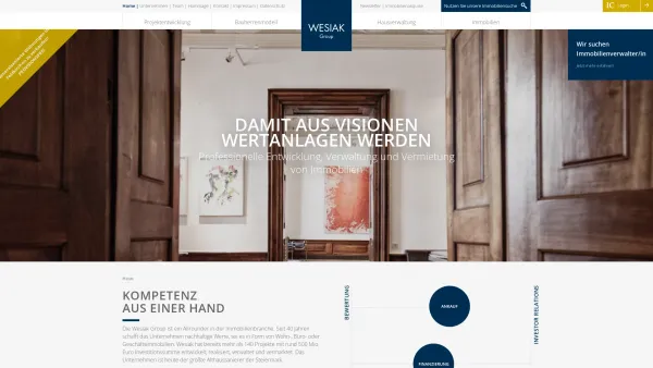 Website Screenshot: W.Wesiak Gesellschaft m.b.H. - Wesiak Immobilien - Date: 2023-06-26 10:24:57