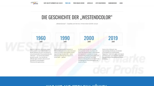 Website Screenshot: WESTEND-COLOR FOTOLABOR Westend Color - Westendcolor arbeitet ausschließlich für professionelle Fotografen. - Date: 2023-06-15 16:02:34