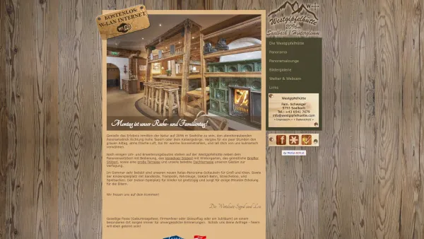 Website Screenshot: Westgipfelhütte - Die höchstgelegene Skihütte im Skicircus Saalbach Hinterglemm Leogang! - Date: 2023-06-26 10:24:57
