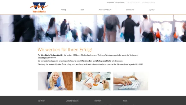 Website Screenshot: WestMedia Verlags-GmbH. - WestMedia Verlags GmbH Zeitungsverlag Werbeagentur - Date: 2023-06-26 10:24:57